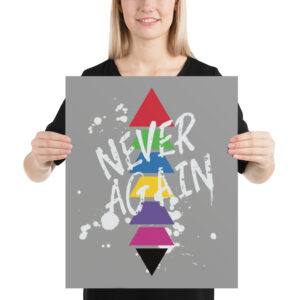 Never Again Matte Art Prints & Posters - 004102025